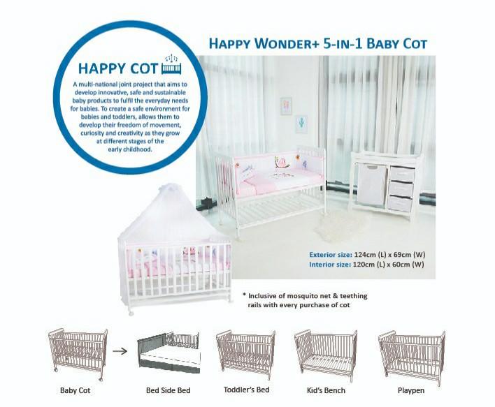 happy cot 5 in 1