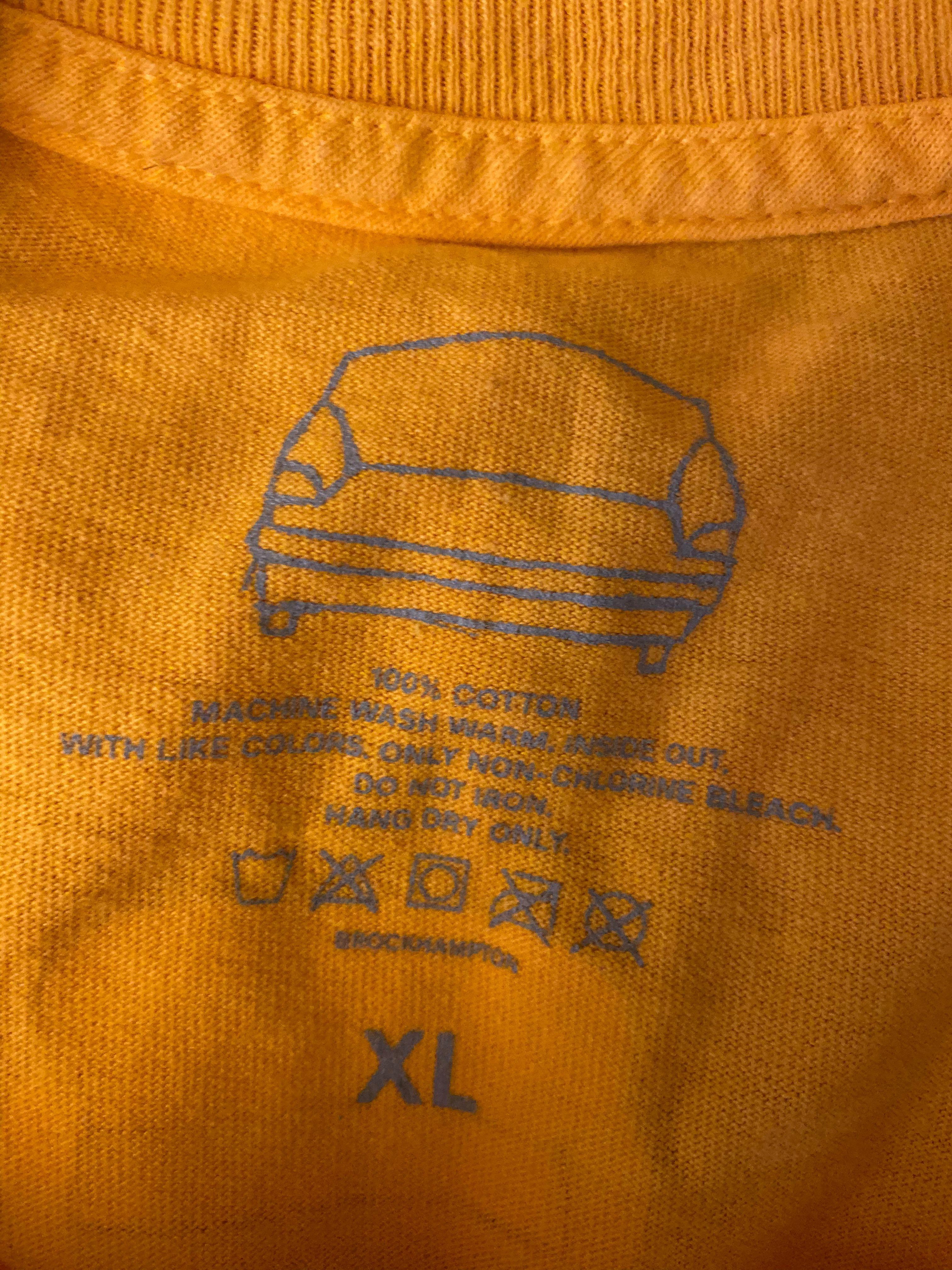 Brockhampton yellow iridescence hoodie online