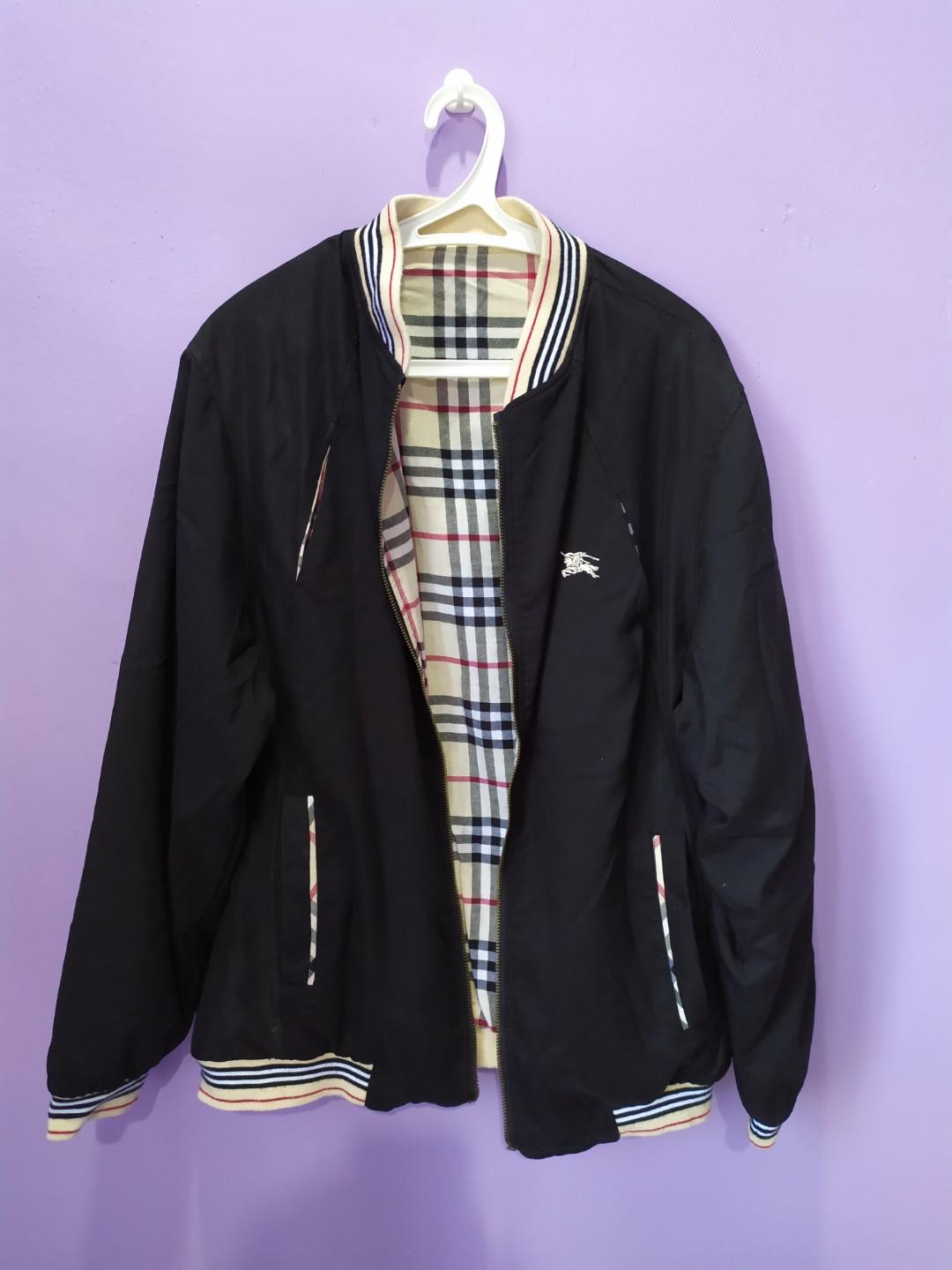 Burberry reversible deals bomber jacket