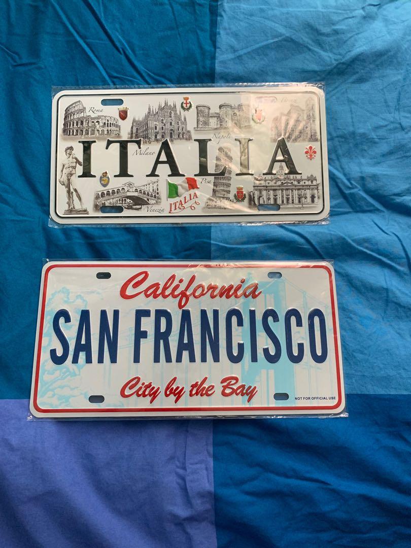 Car plate souvenirs for 30 each, Sports Equipment, Other Sports