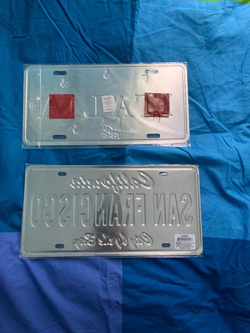 Car plate souvenirs for 30 each, Sports Equipment, Other Sports