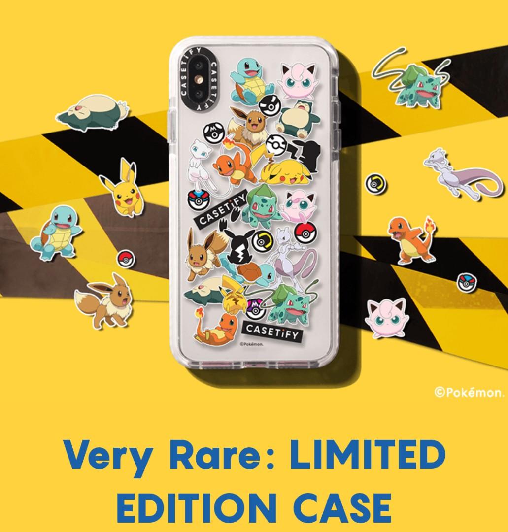 Casetify Pokemon Limited Edition For Iphone Xr Mobile Phones Tablets Mobile Tablet Accessories Cases Sleeves On Carousell