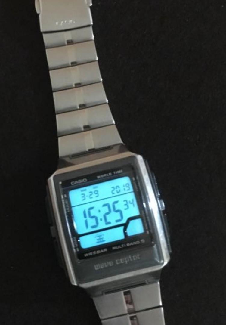 Casio Wave Ceptor Alarm Chronograph Radio Controlled Watch WV 59DU