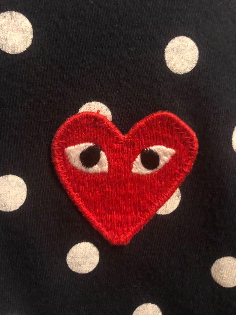 CDG comme des garcons polka dot long sleeve Men s Fashion Tops Sets Shirts on Carousell