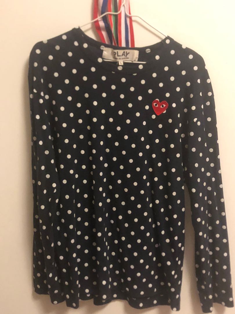 Cdg polka dot hoodie online