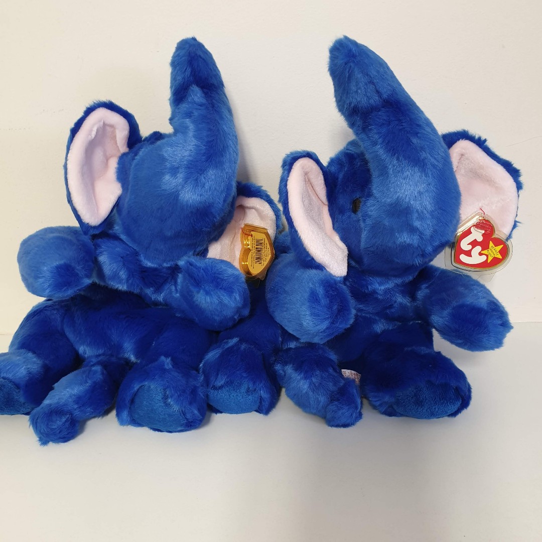 ty beanie buddy peanut the royal blue elephant