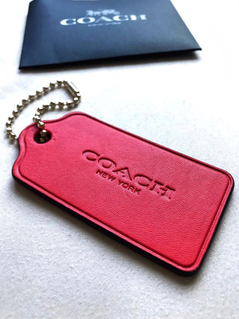 COACH CNY Hang Tag Monogram with Paper Bag