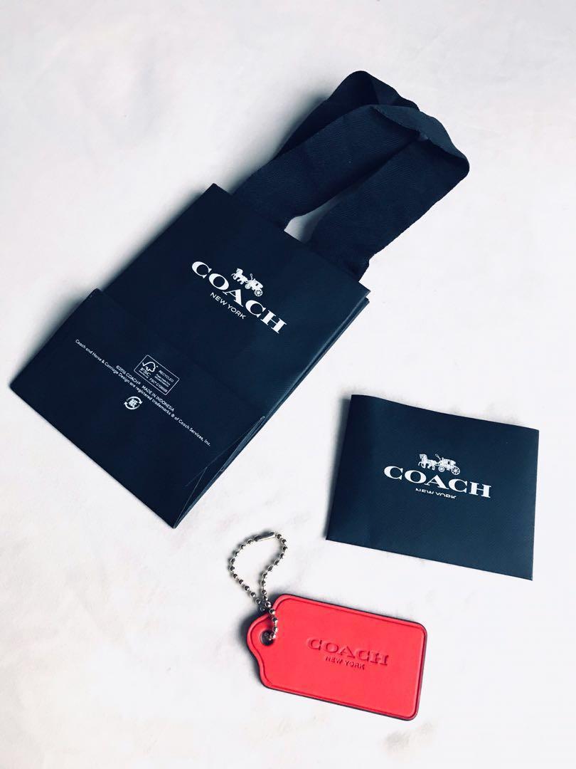 Coach monogram best sale hangtag