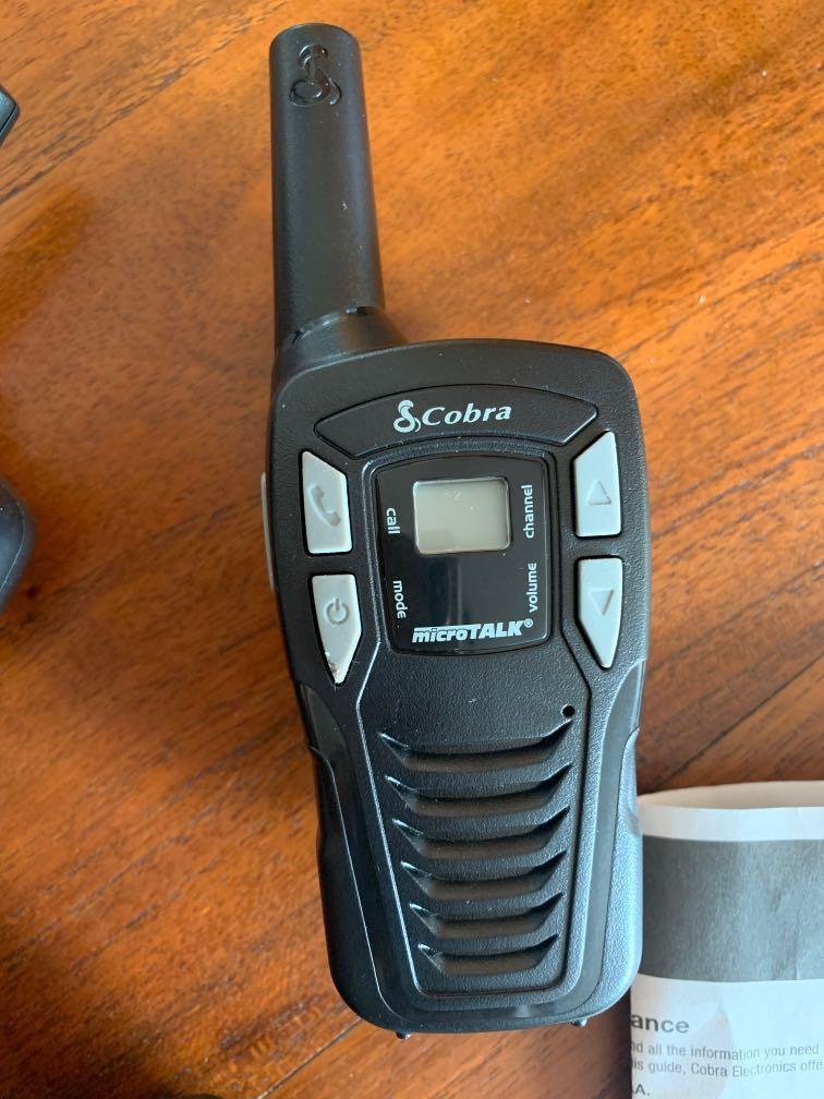 Cobra Electronics CXT 145 Walkie-Talkie Two-Way Radio. Great for places for  no cell service. Travelled to Egypt touring caves n temples used it on that  trip., worked great. Audio, Other Audio