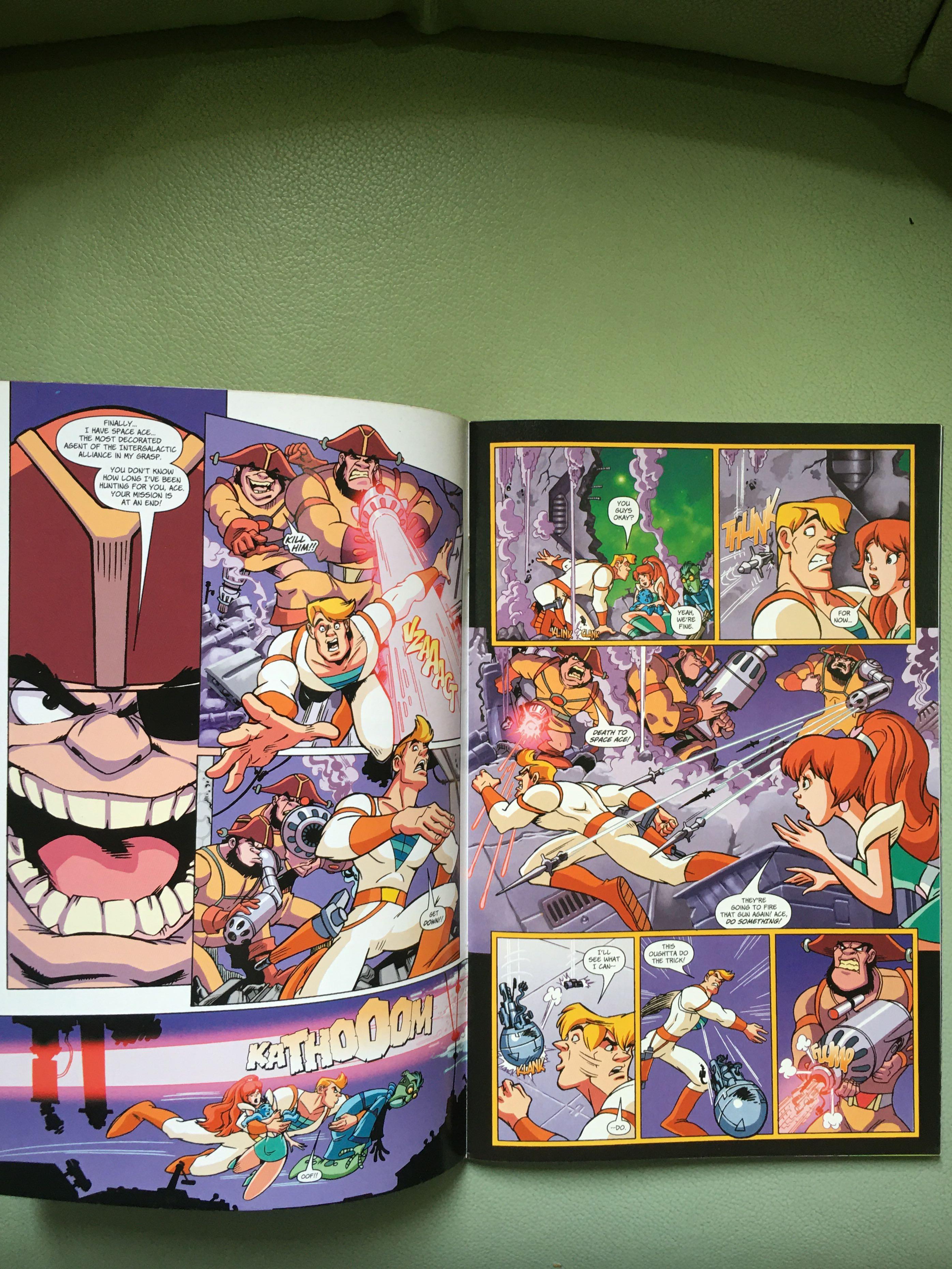 DON BLUTH presents SPACE ACE #1, ROBERT KIRKMAN,writer, 1st U.S. edition, CrossGen Comics (Category: Comics & Manga) located in Mandaluyong City. Submitted by robscollectibles61 (Listing ID 260347712, Image 3). Description: Animation master DON BLUTH presents SPACE ACE #1 (Sept. 2003). Cardstock cover. Bagged & boarded. •Robert KIRKMAN_writer •Paulo BORGES_pencil & ink art, cover art •Pat DUKE & Grafik Sismik_colors.