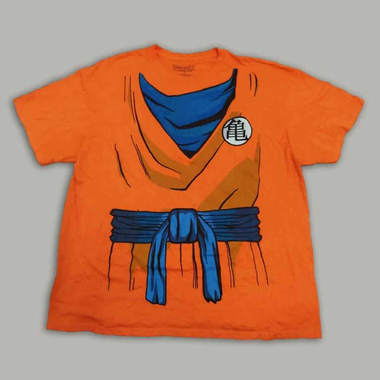 Dragon Ball Z Son Goku Costume Super Saiya Shirt Men S Fashion Clothes Tops On Carousell