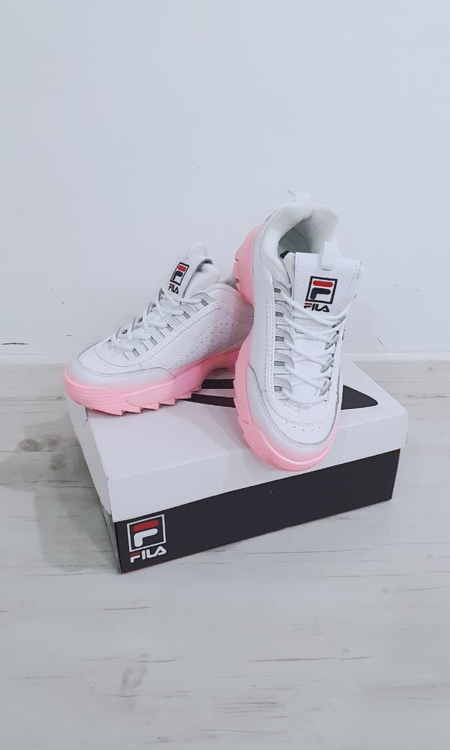 fila pink fade