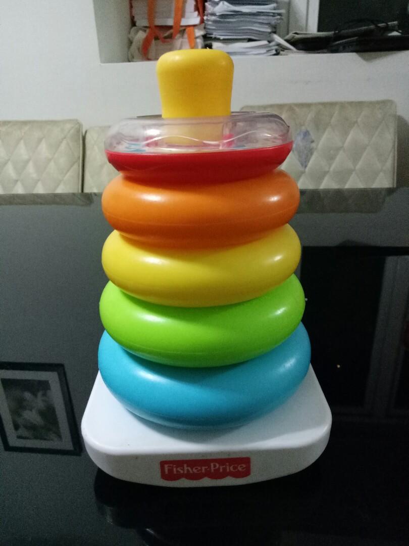 Fisher Price Stacking Rings, Babies & Kids, Infant Playtime on Carousell