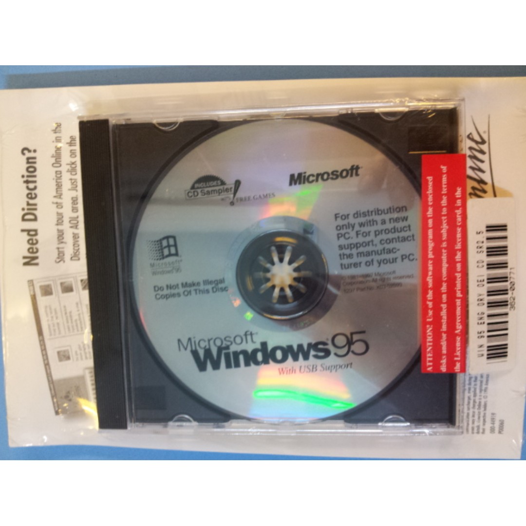Genuine Windows 95 License Software Cd And Manual Electronics Computers Others On Carousell