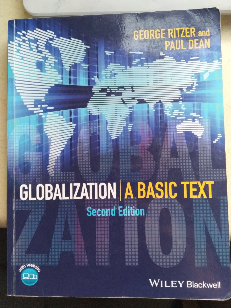 Gl1101e Globalization Ritzer And Dean Computers Tech Office