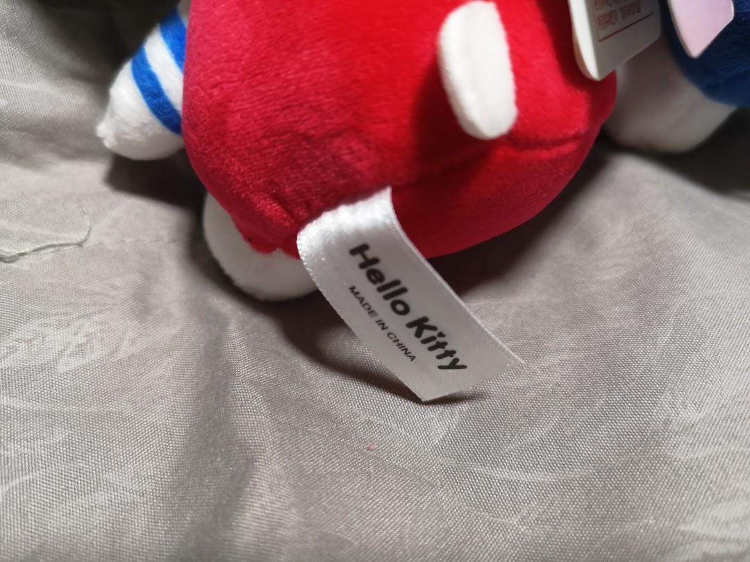 Hello Kitty Keychain Plush Set (Daiso x Sanrio Collab), Hobbies & Toys