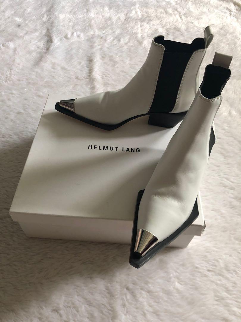 Helmut lang outlet white boots