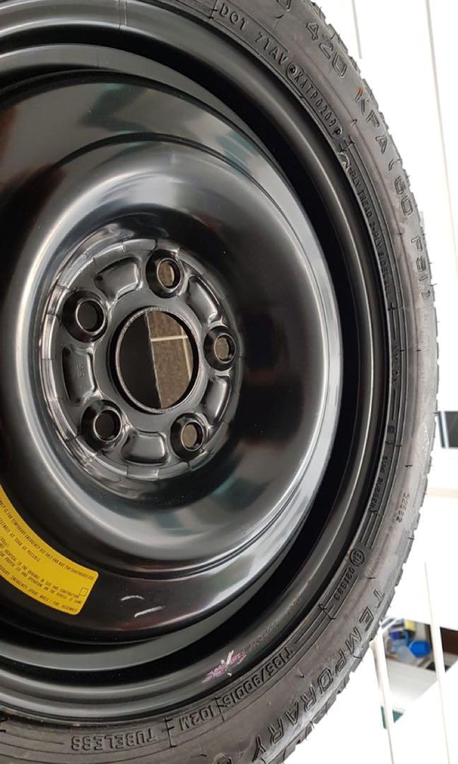 Honda Odyssey space saver spare tire and rim, Car Accessories, Tyres