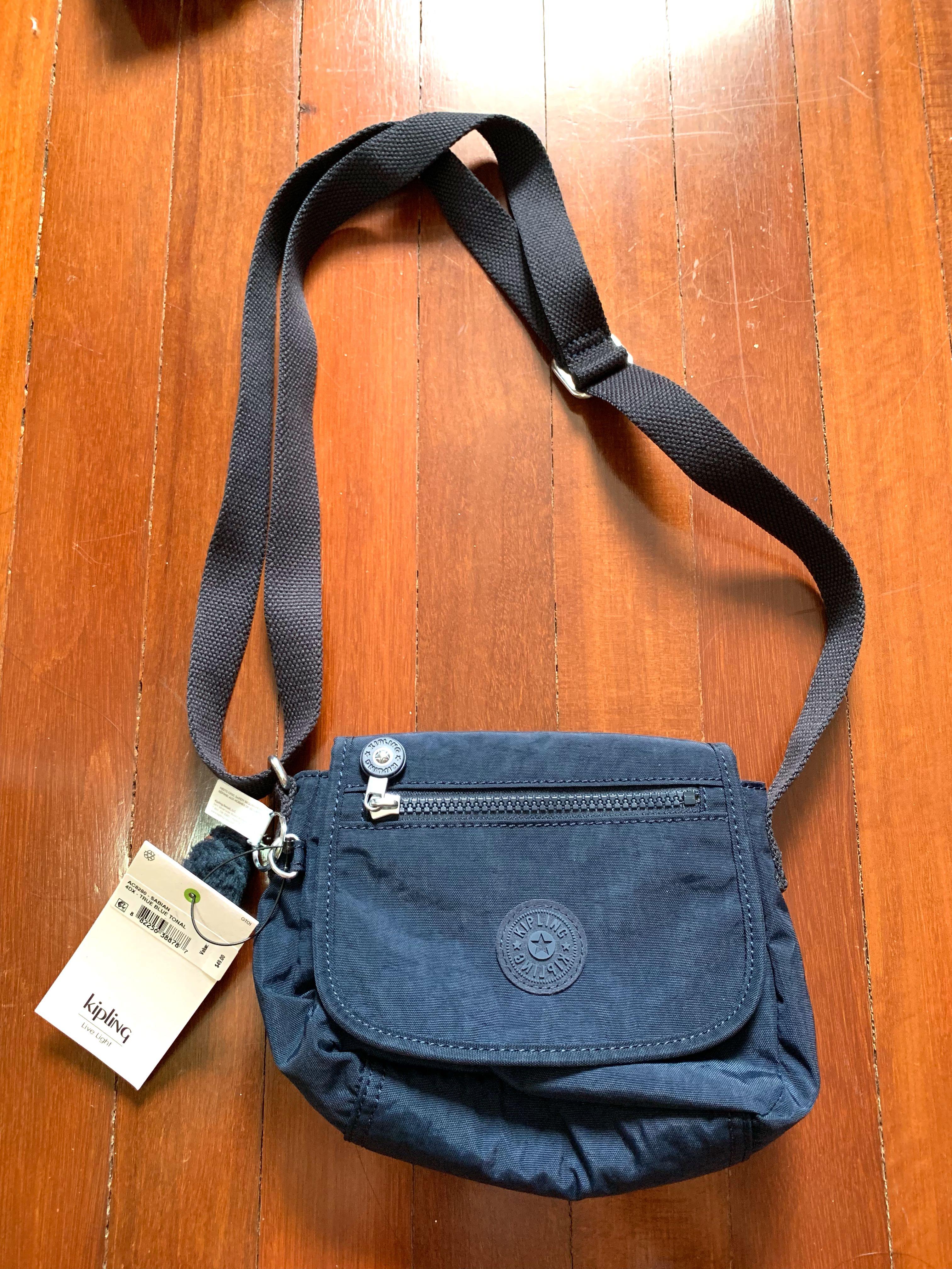 Kipling Sabian Crossbody Mini Bag true blue tonal