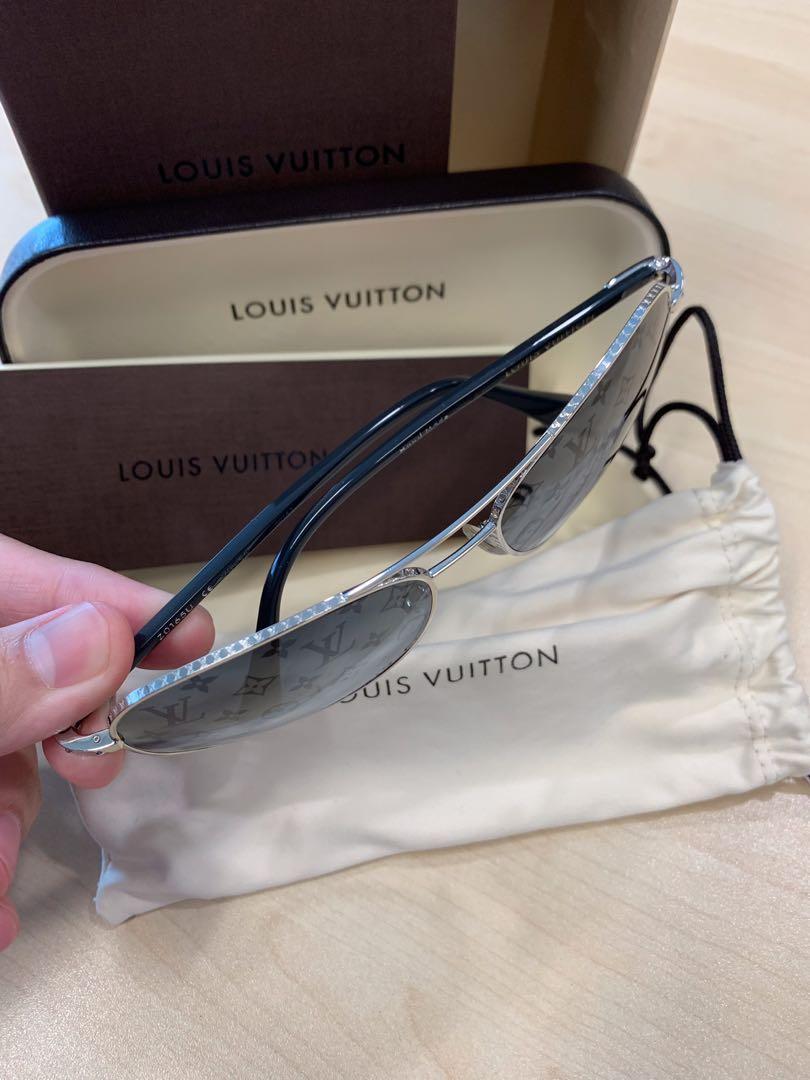 Louis Vuitton Z0165U Conspiracion Pilot Sunglasses Monogram Blue