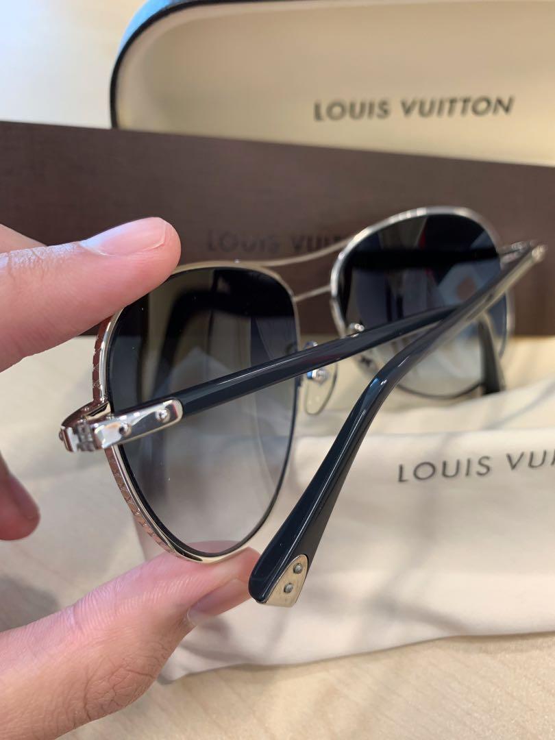 Louis Vuitton Teardrop Conspiration Pilot Sunglasses 58/15 135 Z0165U Men  Z1953