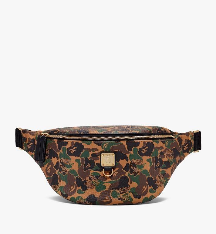 Bape MCM Stark Waist Belt Bag, Luxury, Bags & Wallets on Carousell