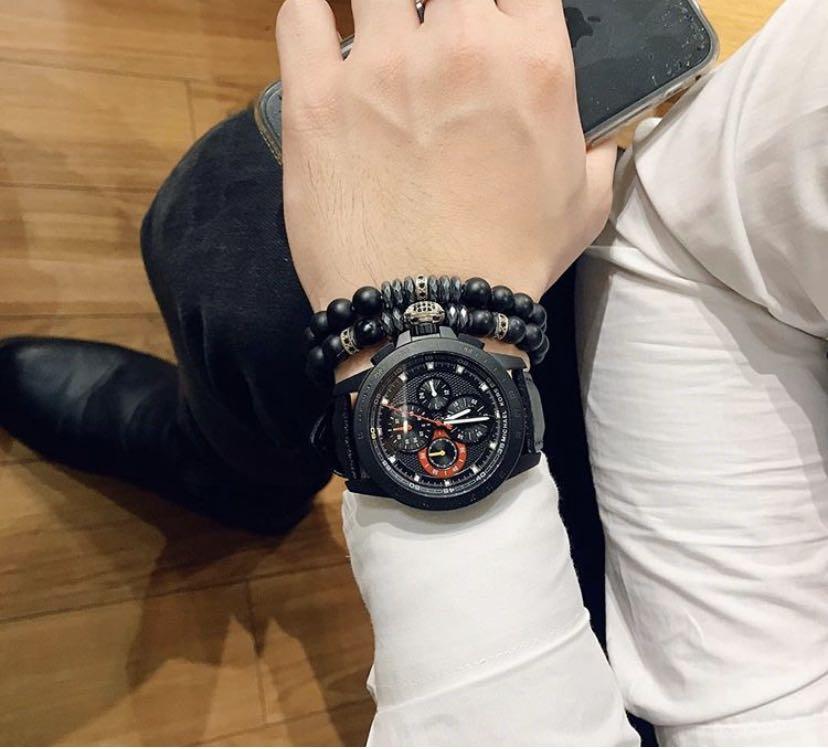 Michael Kors Ryker Chronograph Black Dial Watch MK8521