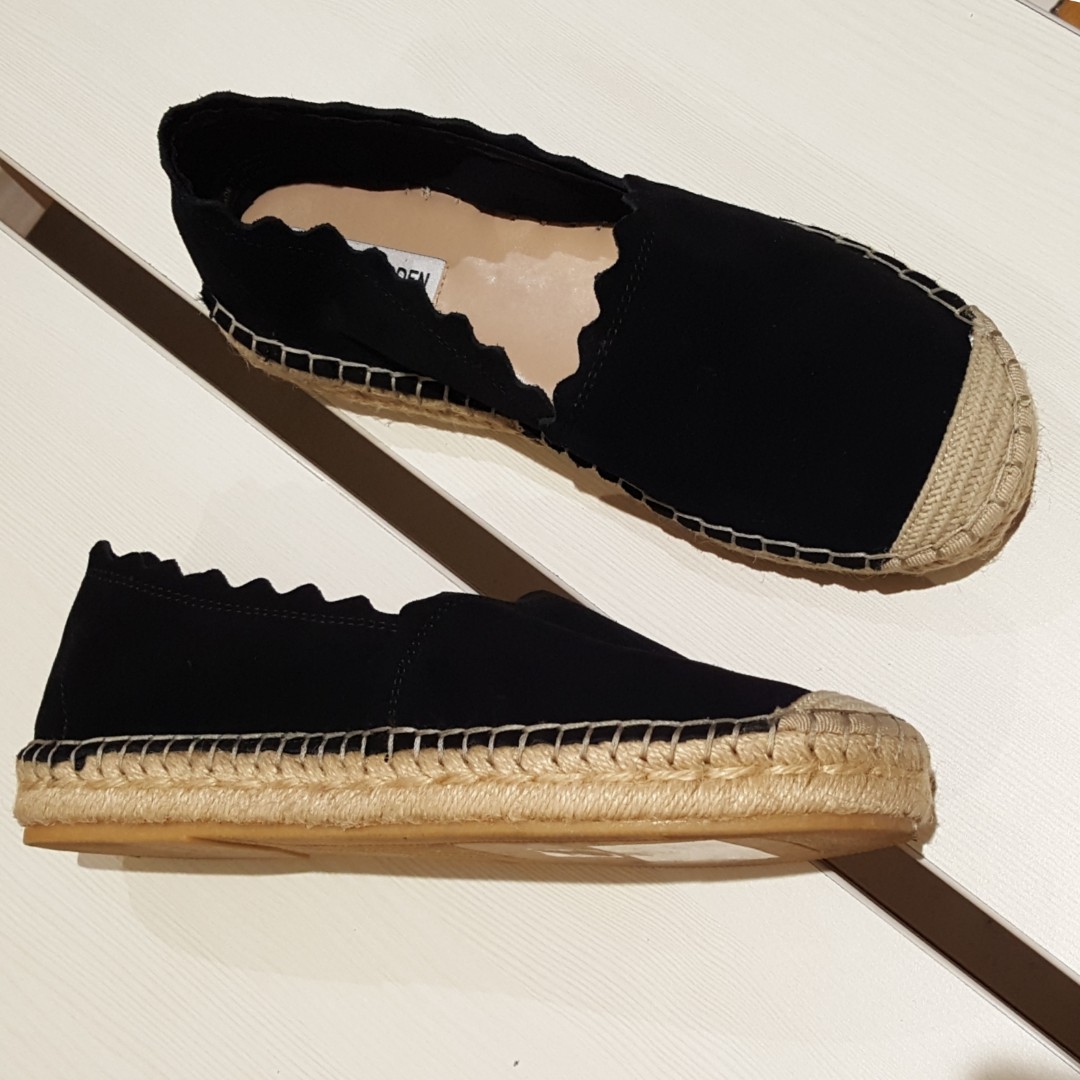 New Steve madden Breanna black suede Fesyen Wanita Sepatu di