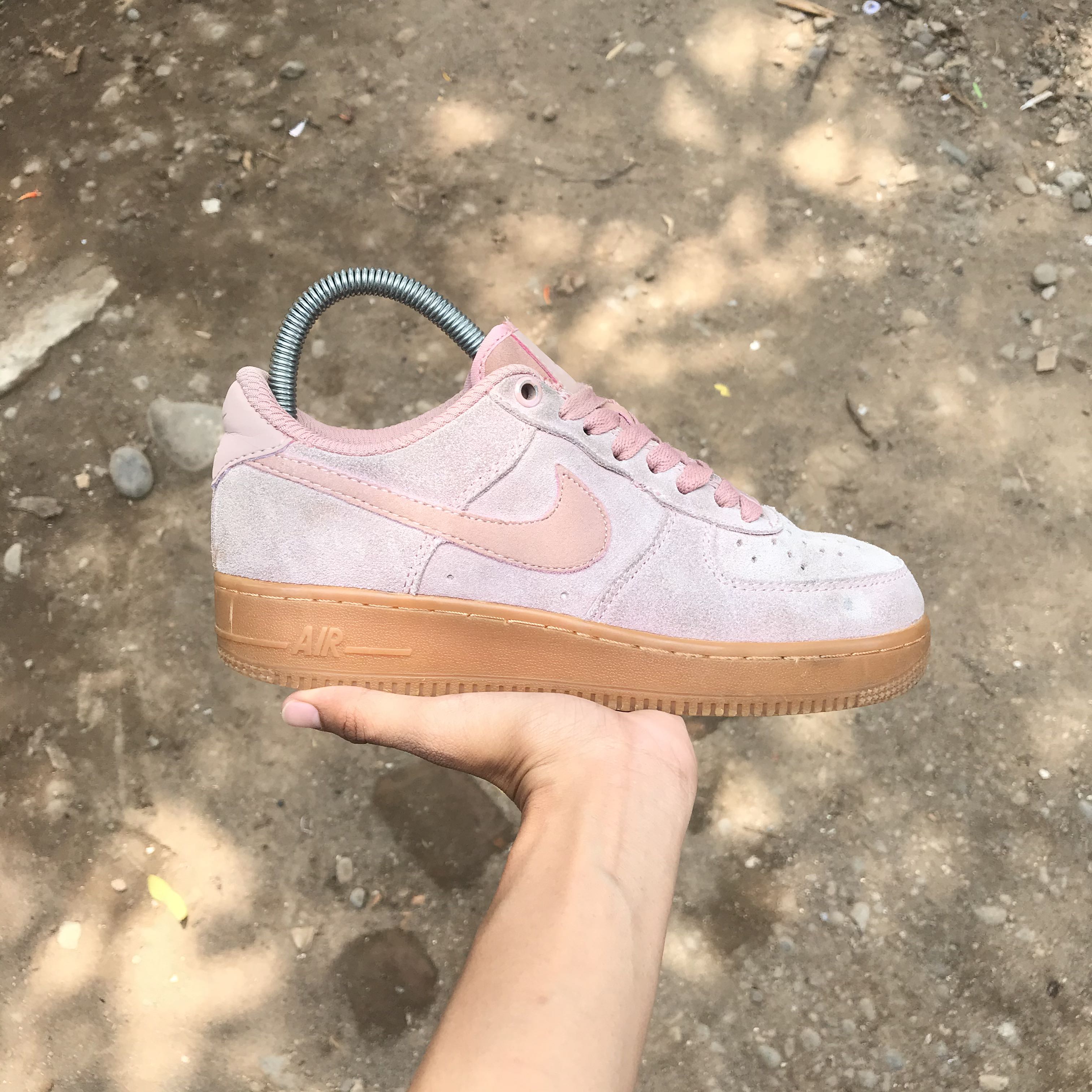 Af1 pink suede clearance