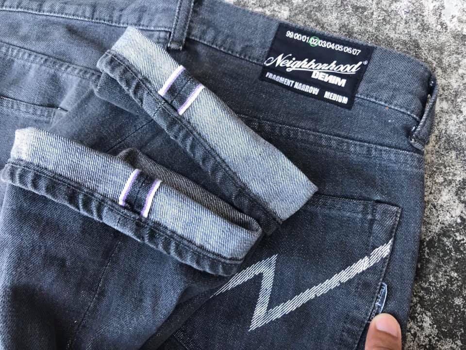 Original Neighborhood Fragment Narrow Selvedge Jeans, Men's 