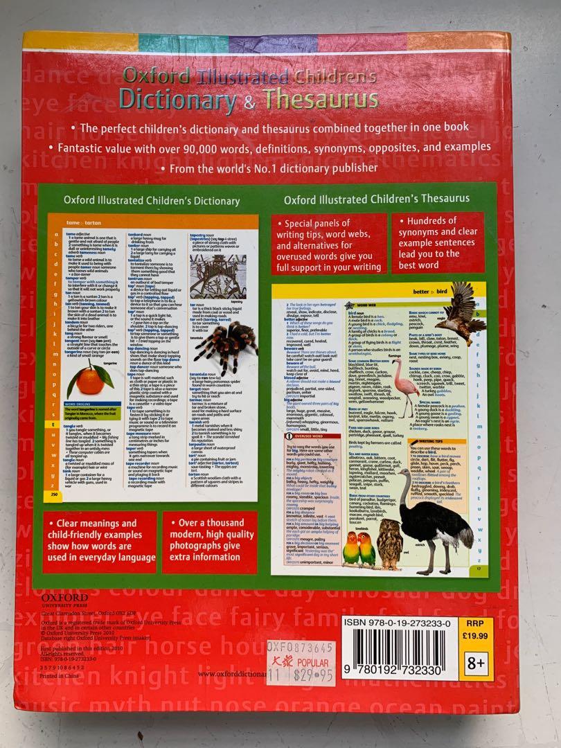 Oxford Illustrated Children S Dictionary Thesaurus Books Stationery Magazines Others On Carousell