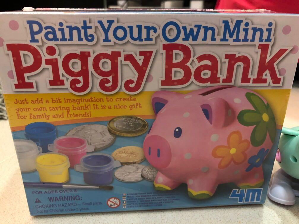 Paint Piggy Bank Toys Games Bricks Figurines On Carousell
