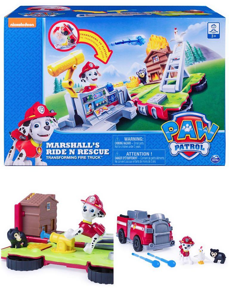 paw patrol ride and rescue vehicle