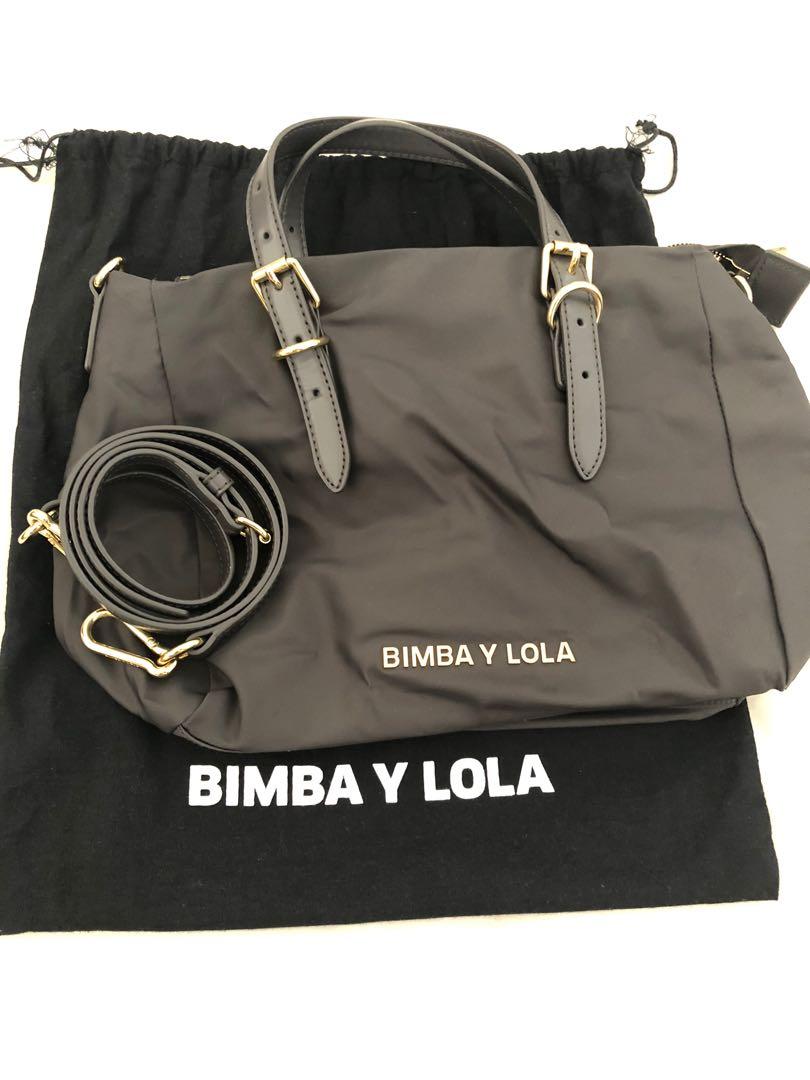 tas tote-bag Bimba Y Lola Grey Tote Bag