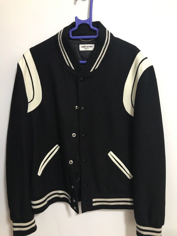 Ysl sales baseball jacket