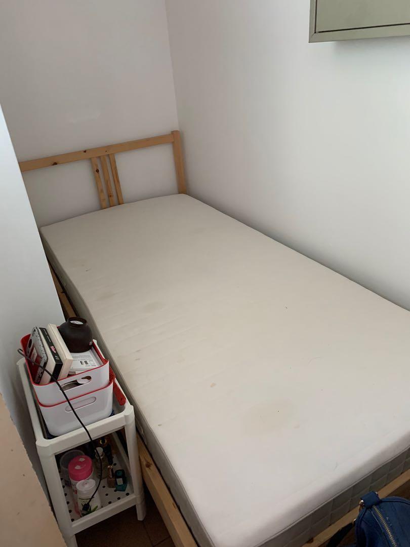 single bed ikea fjellse with hafslo