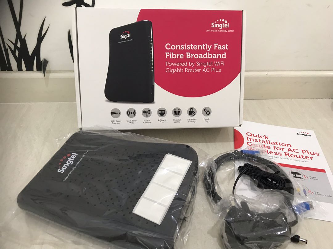Singtel WiFi Gigabit Router AC Plus, Electronics, Others on Carousell