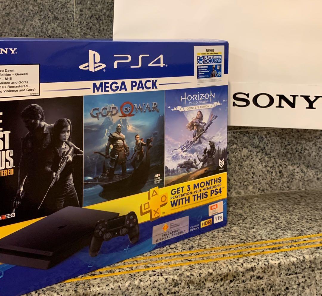Sony Ps4 Slim Mega Pack Bundle Brand New Toys Games Video Gaming Consoles On Carousell