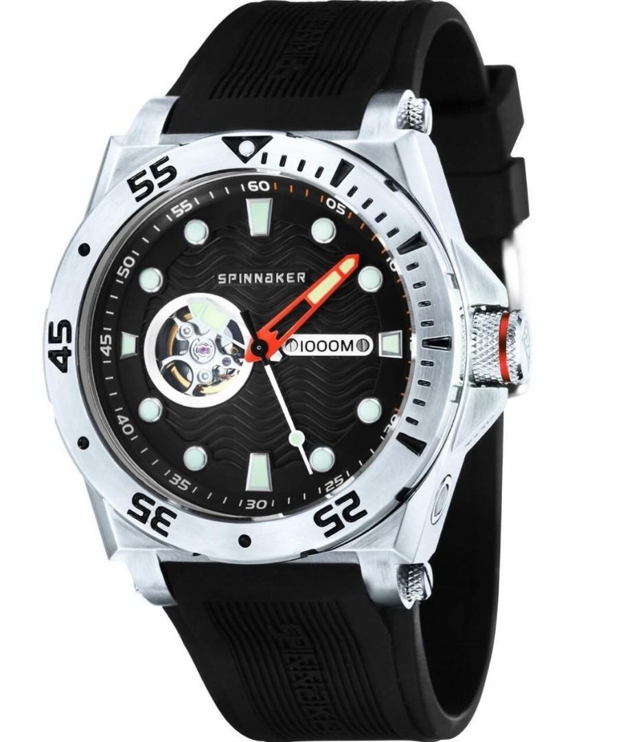 Very Rare Seiko NH35 Spinnaker Overboard Helium Release Valve 1000m Water Resistant Automatic Divers Watch