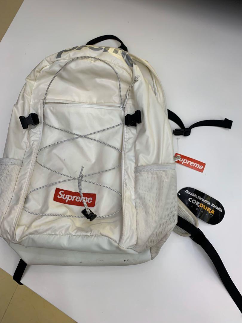 Supreme fw17 clearance white backpack