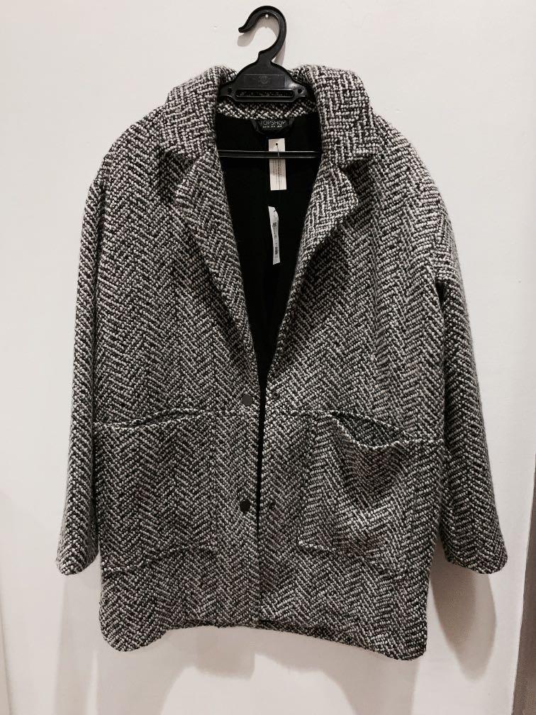 white wool coat uk