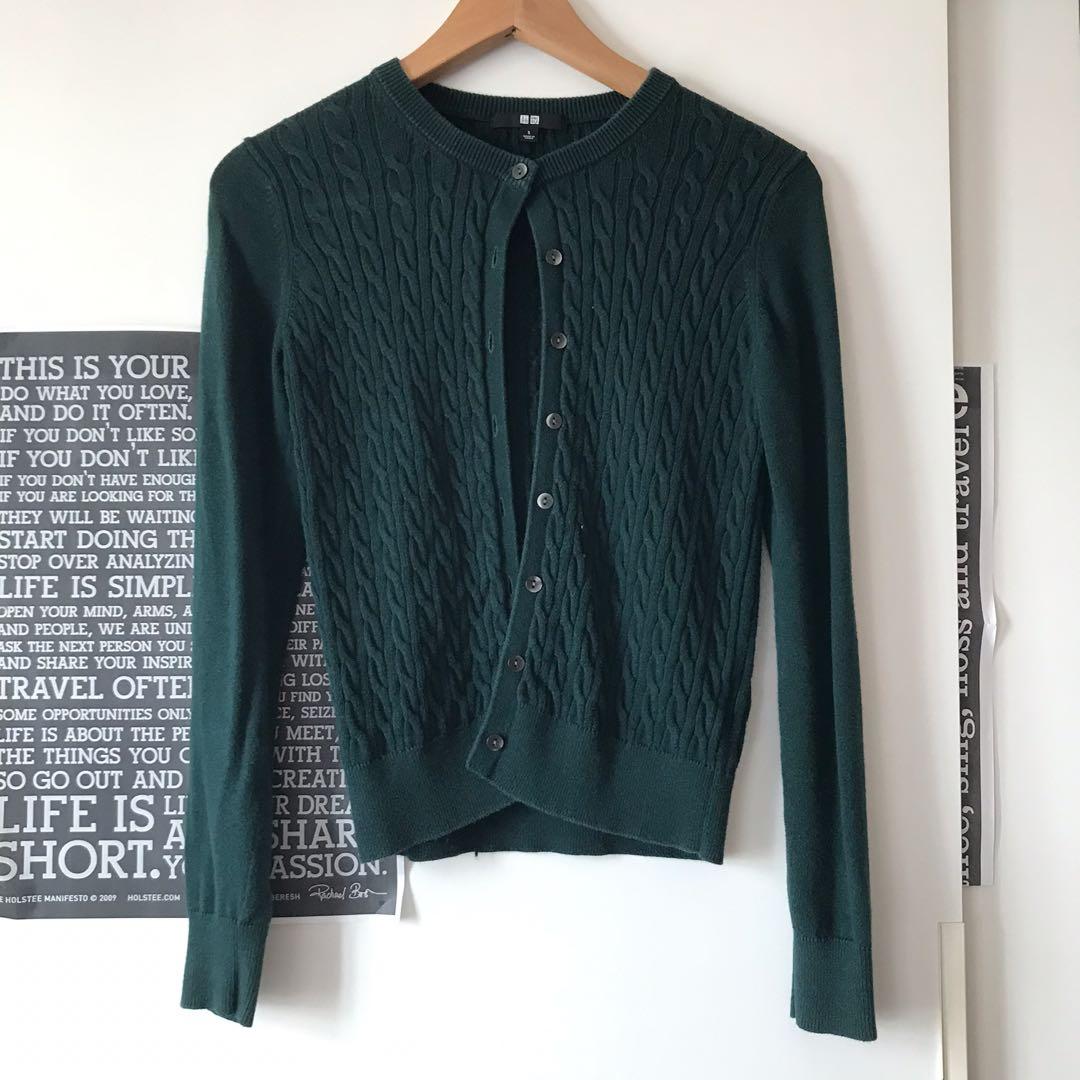 uniqlo cotton cashmere cardigan