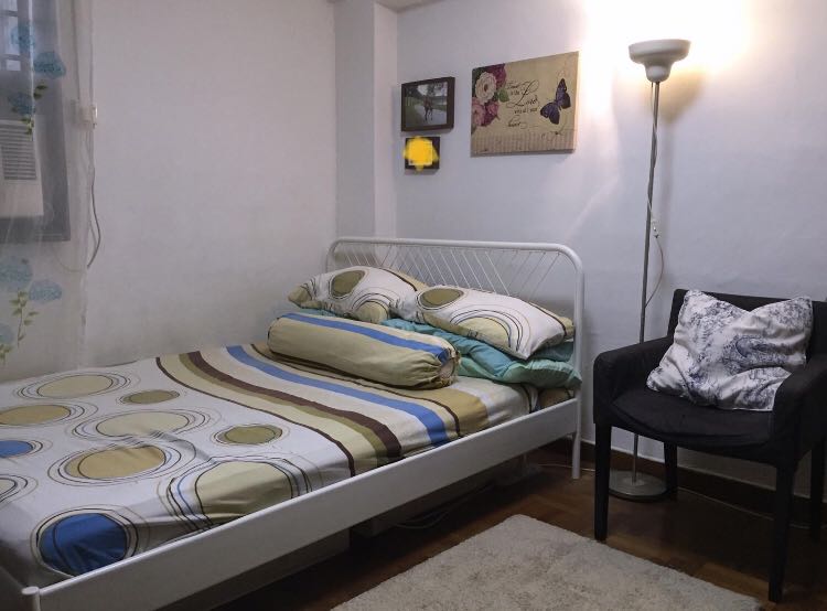 Used Ikea Nesttun Queen Bed Frame (only), Furniture & Home Living