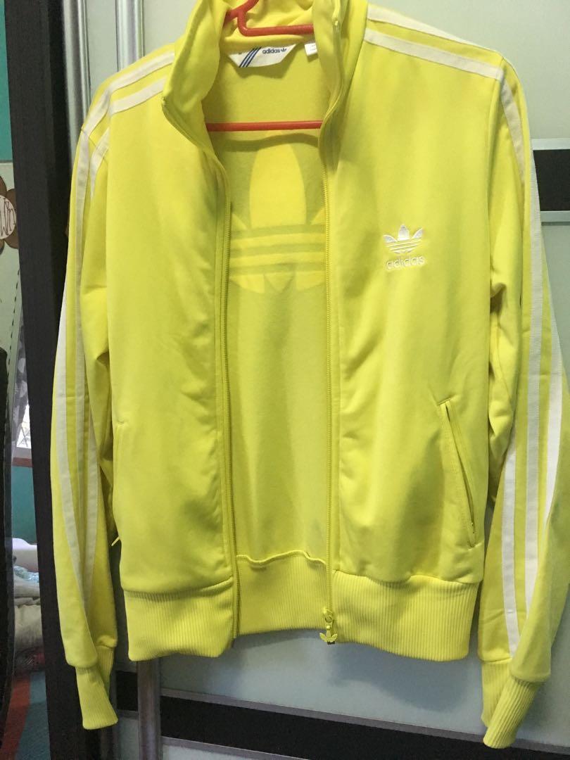 adidas sweater yellow