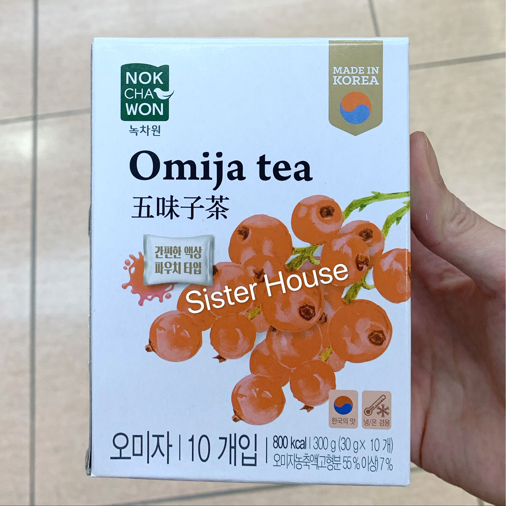 Nok Cha Won Omija Tea 10pcs 綠茶園五味子茶10包 嘢食 嘢飲 飲料 Carousell