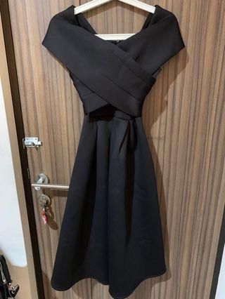 AURORA BLACK DRESS - MALIKA BY MODELANO