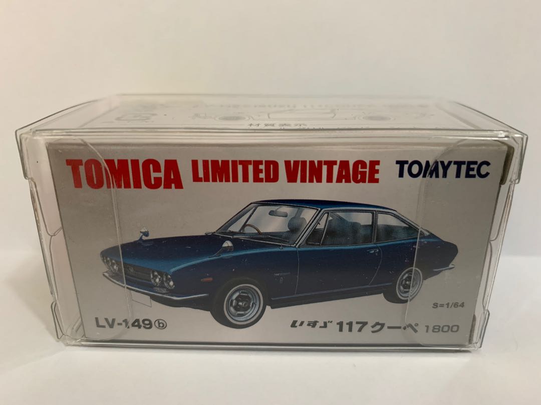 TOMICA LIMITED VINTAGE 117クーペ LV-149 Tomica Limited Vintage LV- 149a Isuzu 117 Coupe 1800 Red
