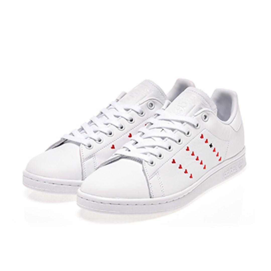 stan smith heart red