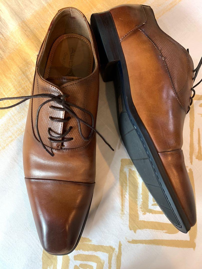 Aldo formal shoes, brown leather shoes 