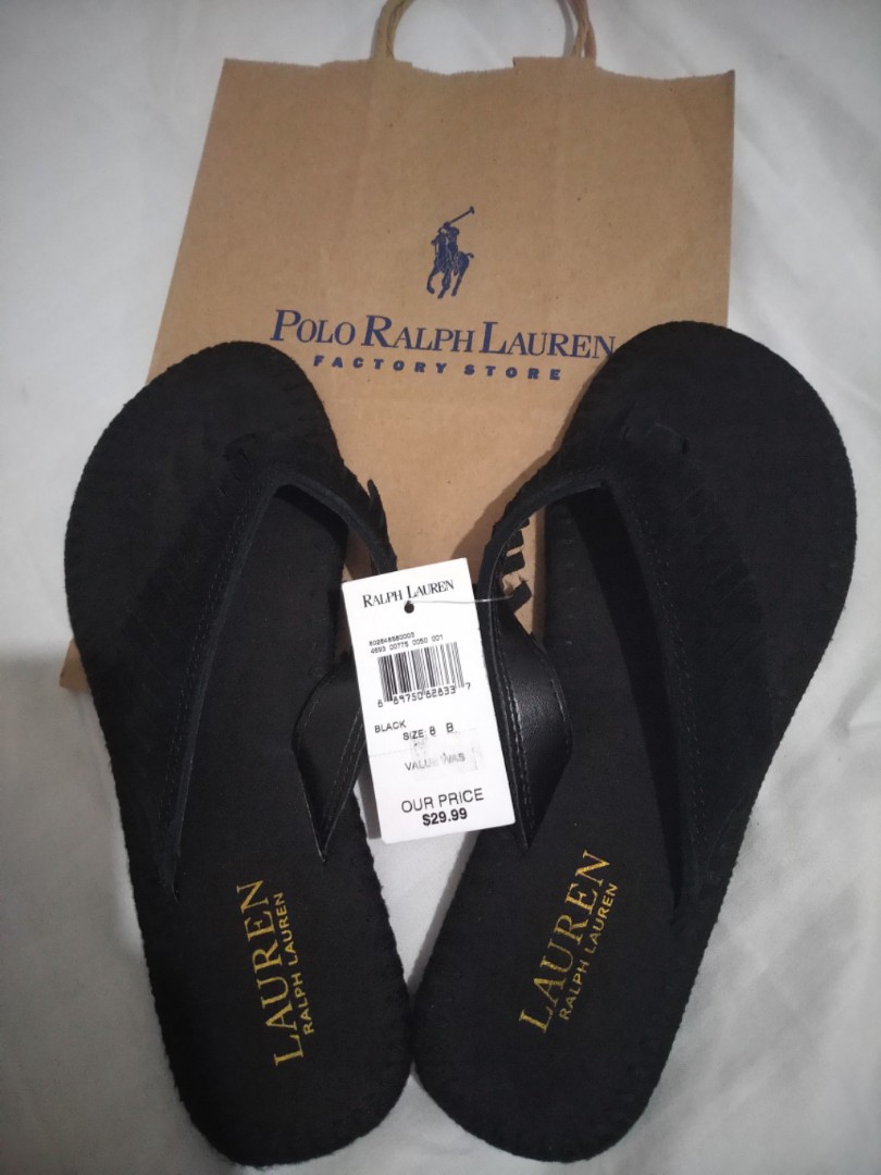 ralph lauren slippers size 8